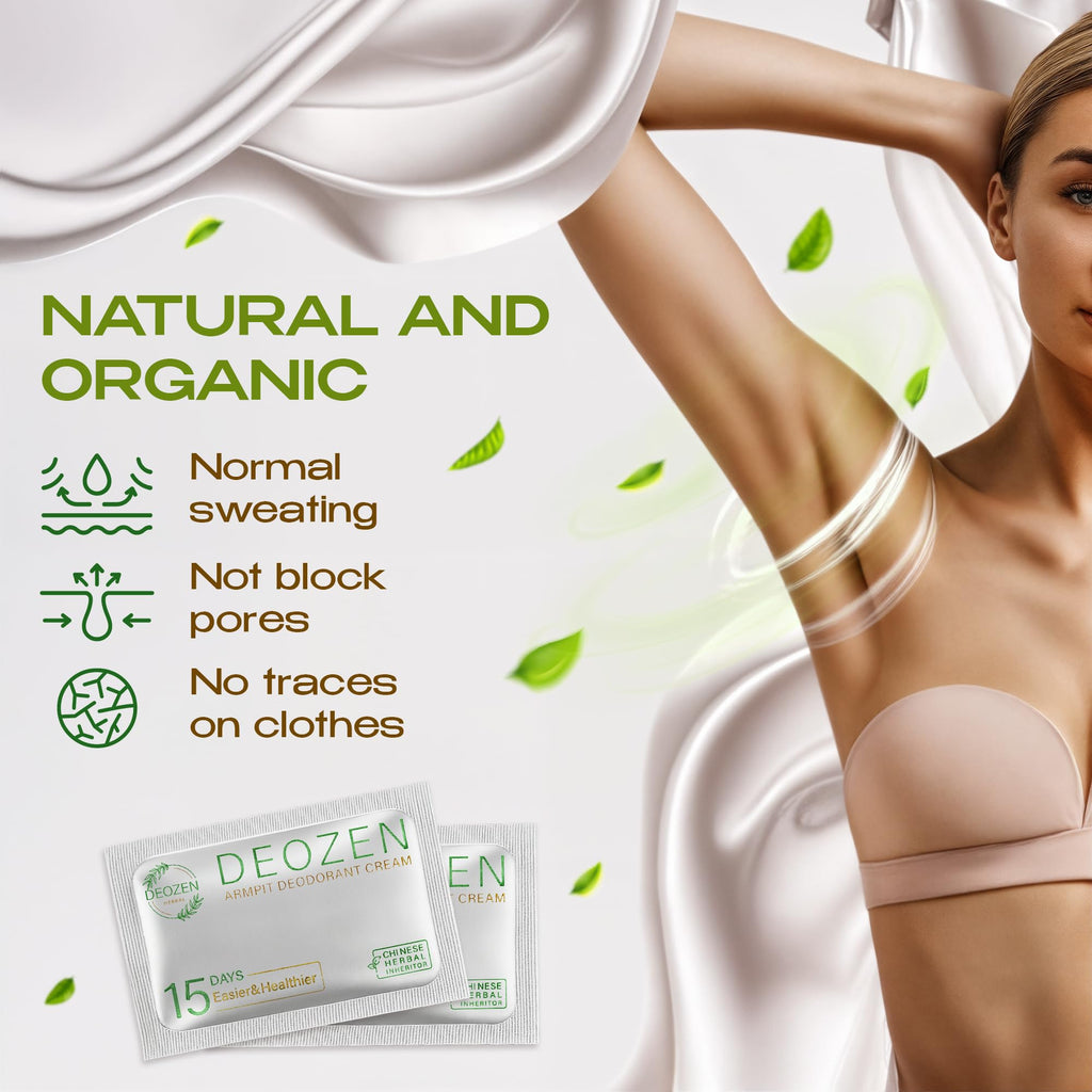 Deozen Armpit Aluminum-Free Deodorant Cream — 6-Month Odor Protection