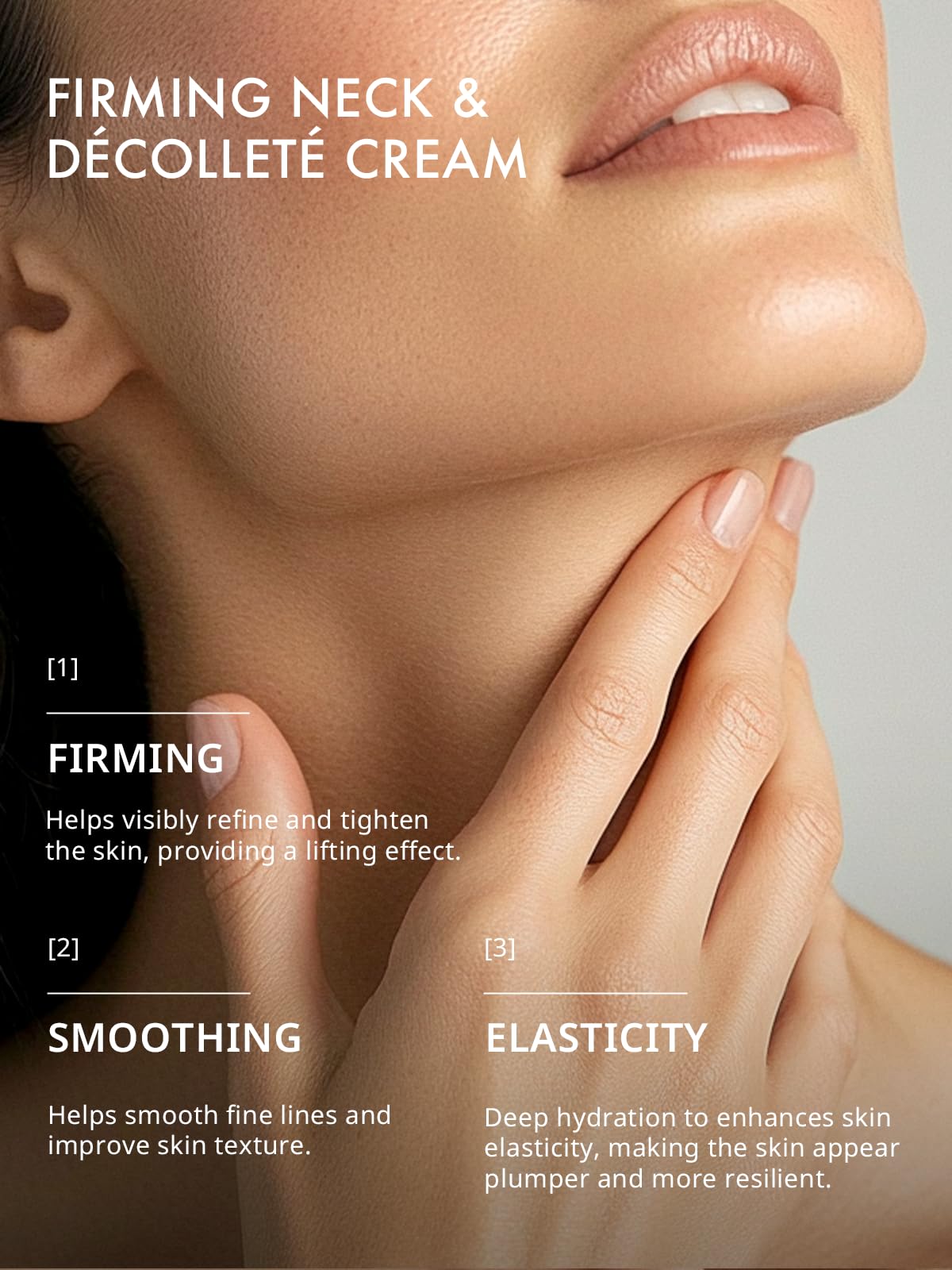 Depology Firming Neck & Décolleté Cream – IDEALIFT 4%, Retinol, Multi-HA (1.69 oz)