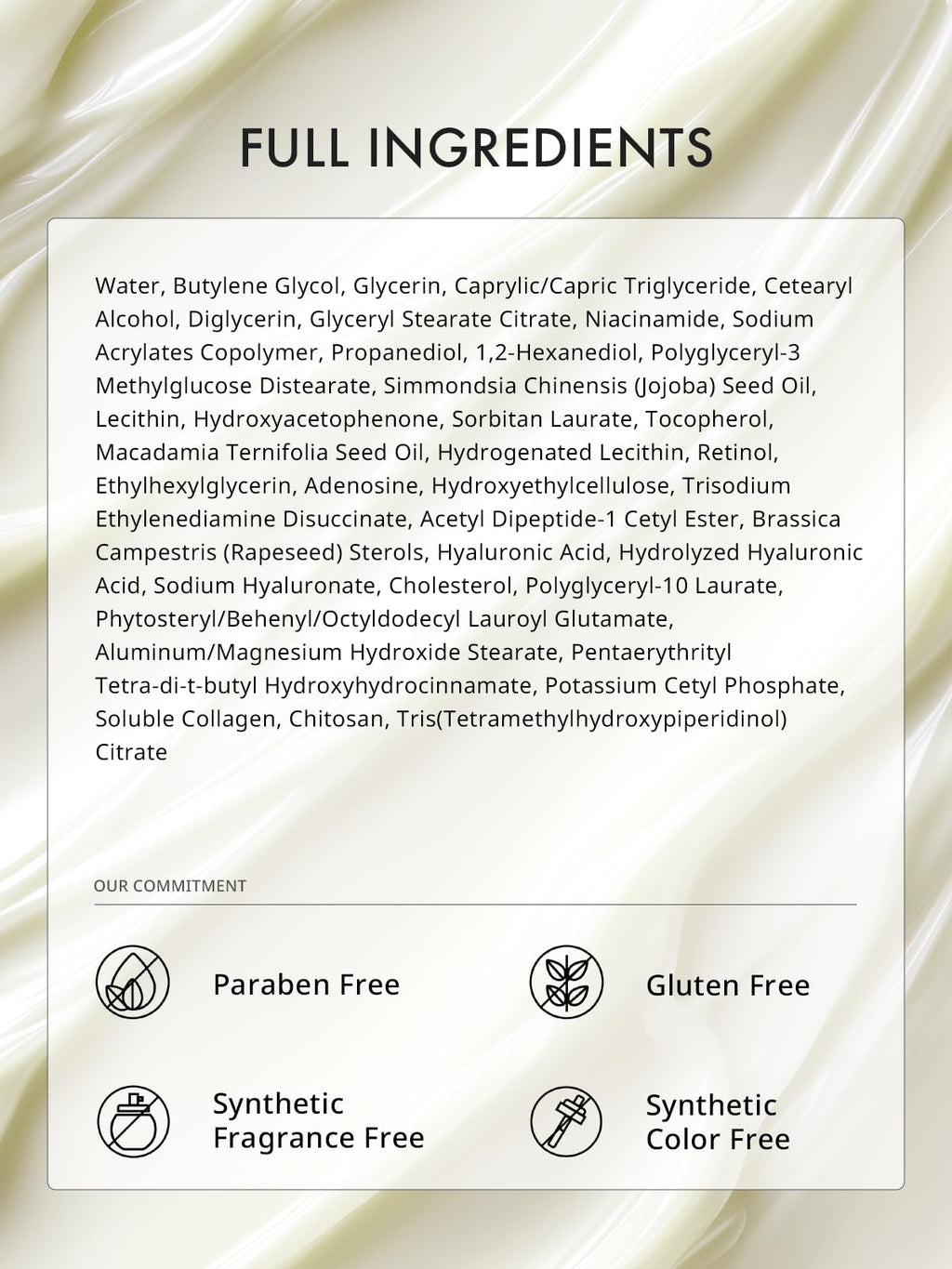 Depology Firming Neck & Décolleté Cream – IDEALIFT 4%, Retinol, Multi-HA (1.69 oz)
