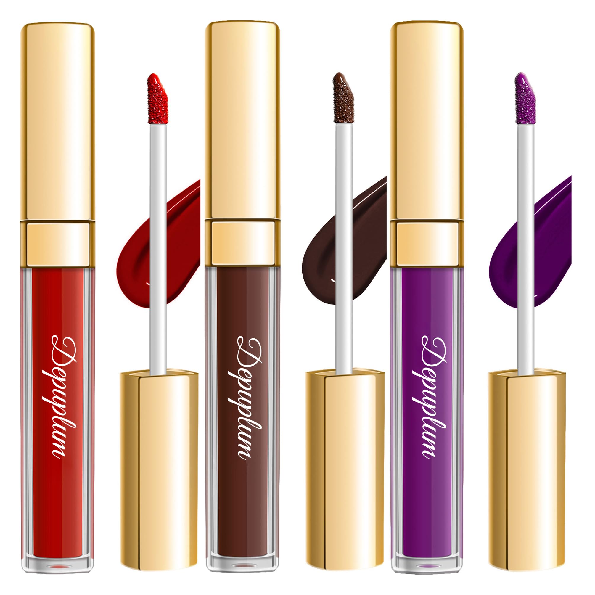 Depuplum 3Pc Matte Liquid Lipsticks — Long-Lasting, Vegan, Cruelty-Free