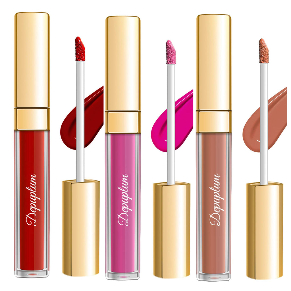 Depuplum 3Pc Matte Lipsticks DM05 DM06 DM10 – Long-Wearing Lip Color