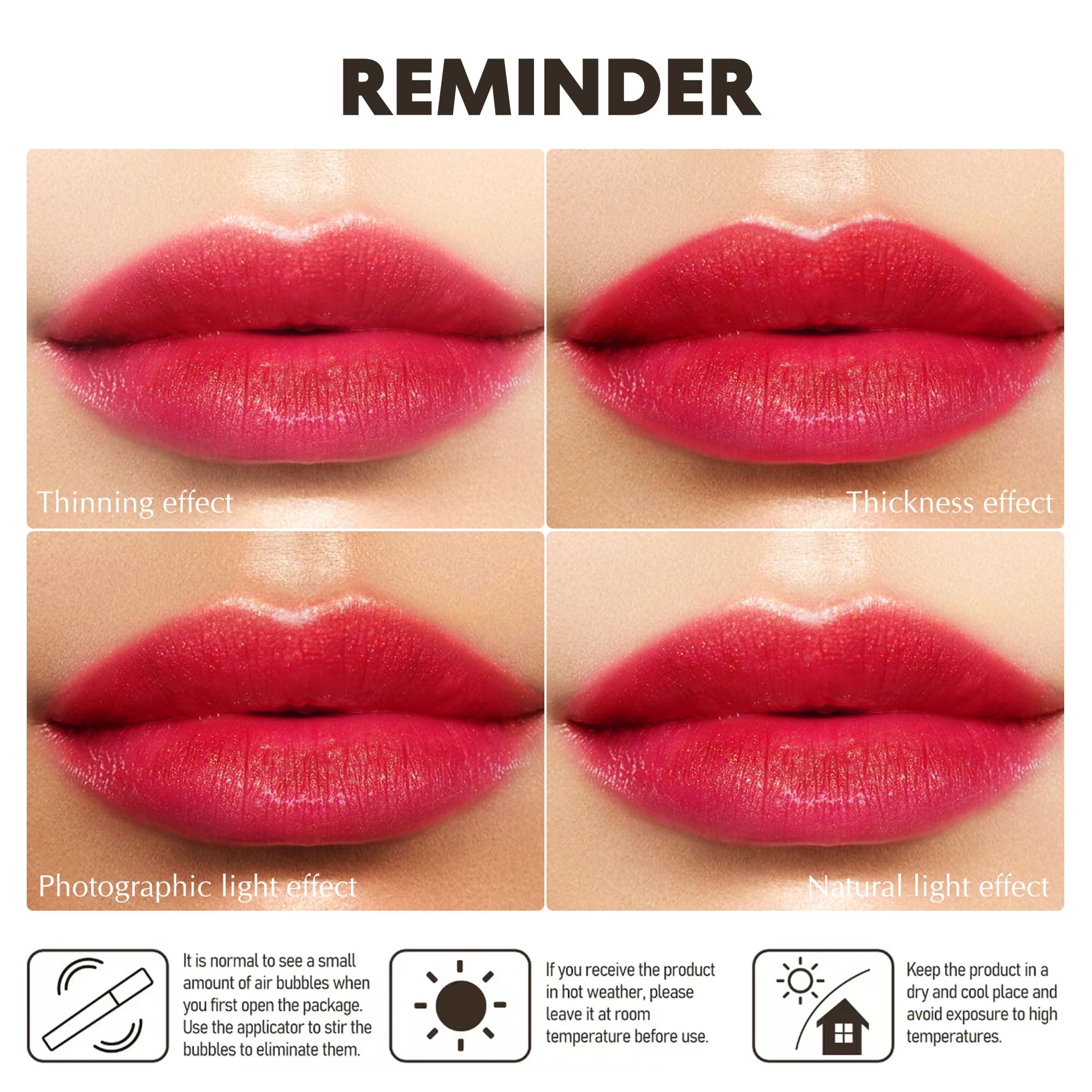 Depuplum Red Mulberry Pink Lipstick Set – Hydrating Vegan Lip Balm & Shimmer Lip Gloss (DM108/109/114)