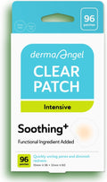DERMA ANGEL Invisible Salicylic Acid Pimple Patches – Clear, Ultra-Thin Acne Patches for Face (Two Sizes)