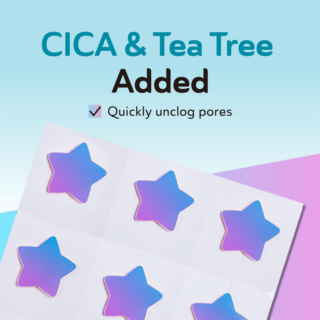 DERMA ANGEL Star Pimple Patches – 144 Absorbent Acne Patches with Salicylic Acid, CICA & Tea Tree (4 Designs)