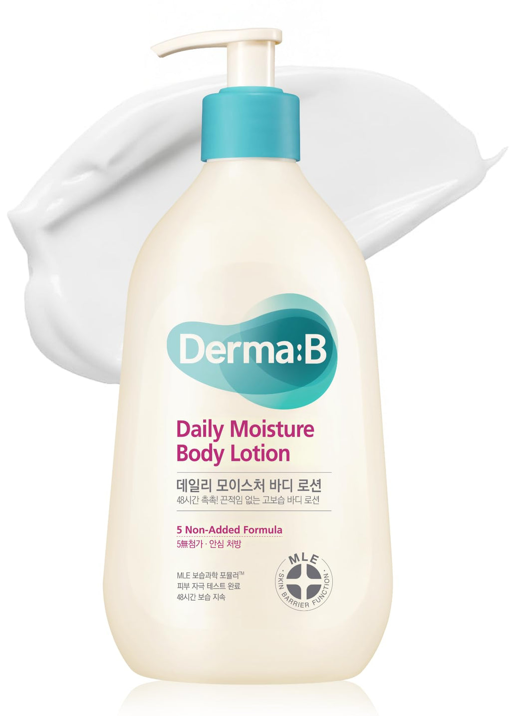 Derma B Daily Moisture Body Lotion - Long-Lasting Hydration for Sensitive Skin | 13.5 oz