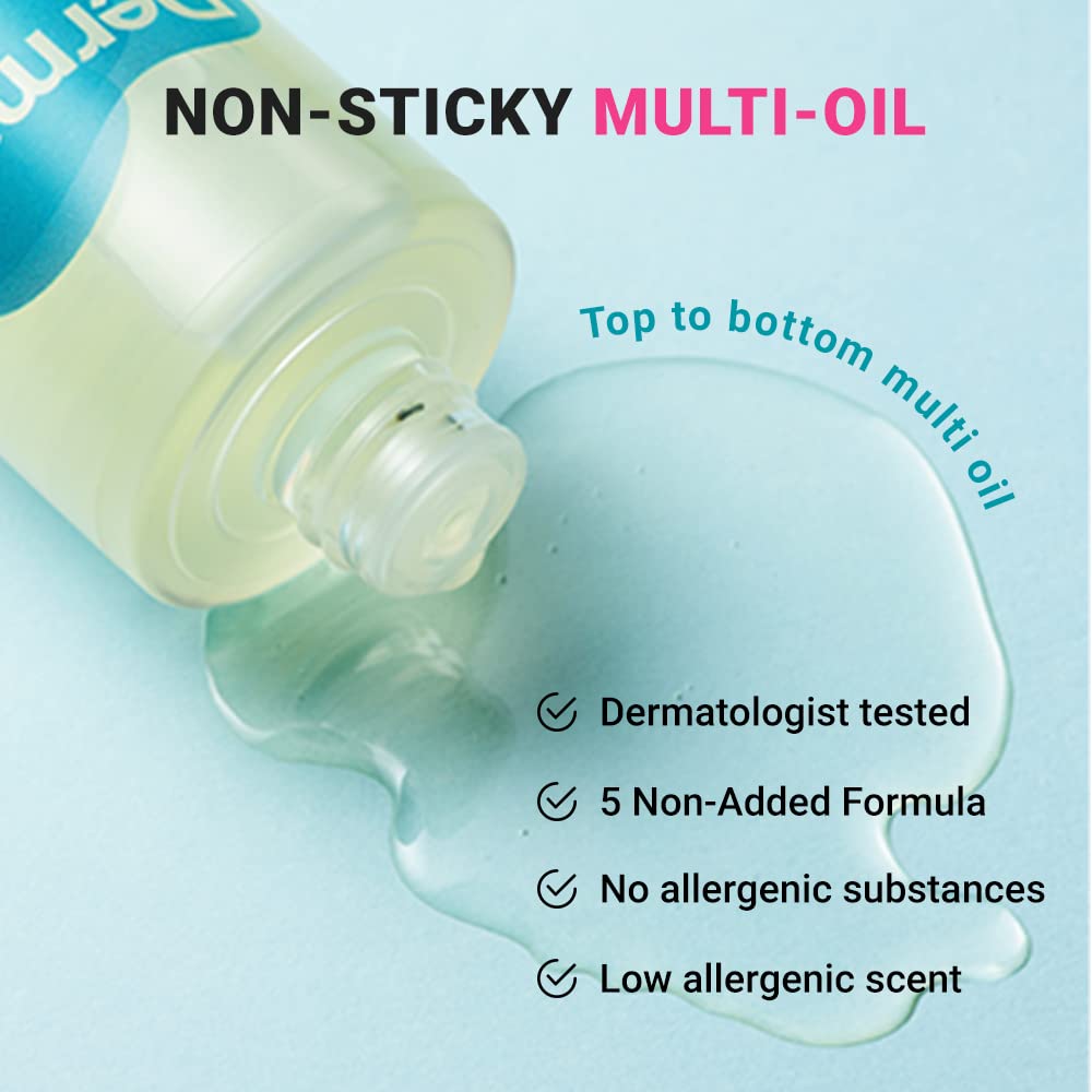 Derma B Intensive Barrier Multi Body Oil | Non-Sticky Hydration for Sensitive Skin | 135ml