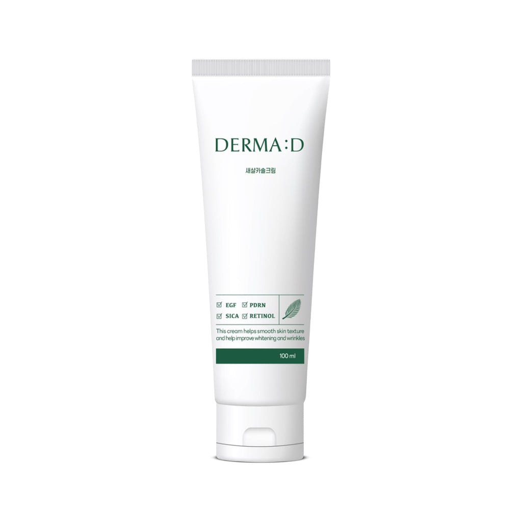 DERMA:D Radiance Boost Cream – Korean K-Beauty Moisturizer with PDRN, EGF, Retinol & Cica