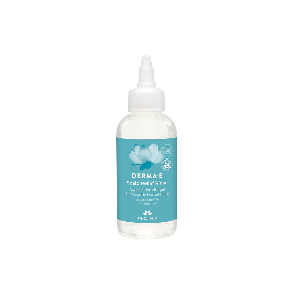 DERMA-E Scalp Exfoliating Rinse — Clarifying, Color-Safe pH-Balanced Scalp Care (4 fl oz)
