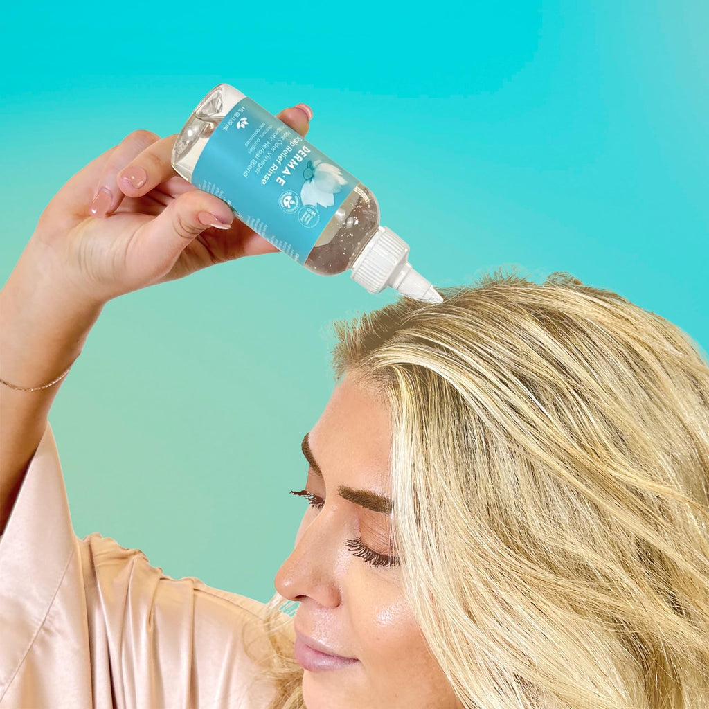 DERMA-E Scalp Exfoliating Rinse — Clarifying, Color-Safe pH-Balanced Scalp Care (4 fl oz)