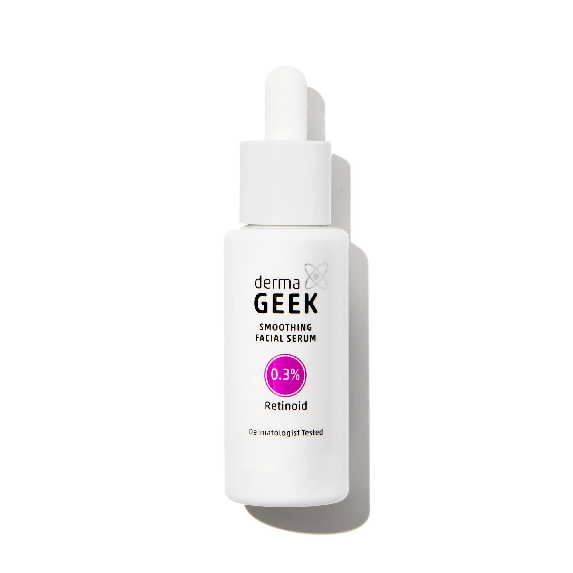 Derma Geek Smoothing Facial Serum 0.3% Retinoid – Daily Use, Non-Greasy