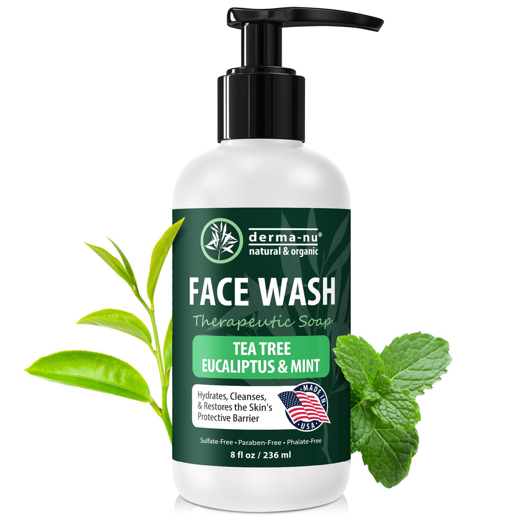 Derma-Nu Gentle Face Wash – Hydrating Cleanser for Sensitive & Oily Skin