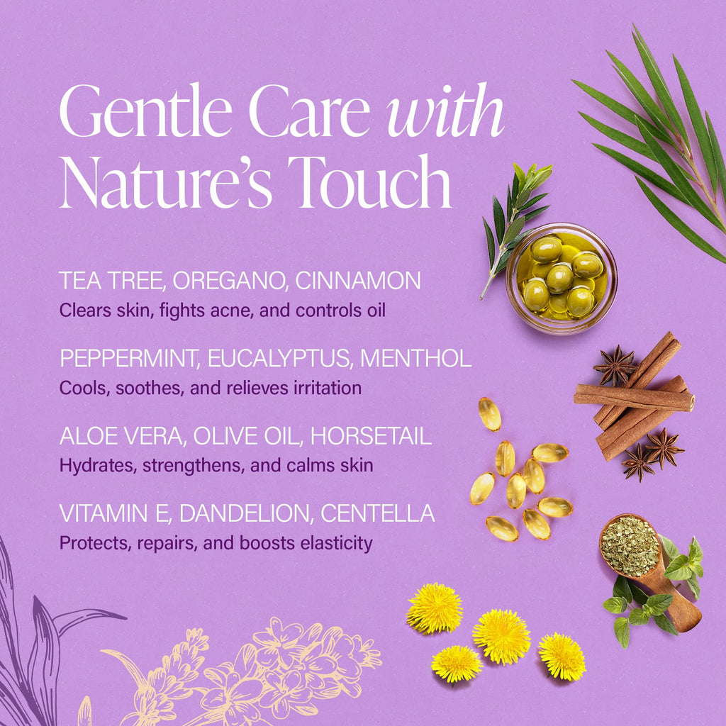 Derma-Nu Antibacterial Body Wash for Women - Tea Tree, Lavender & Vanilla