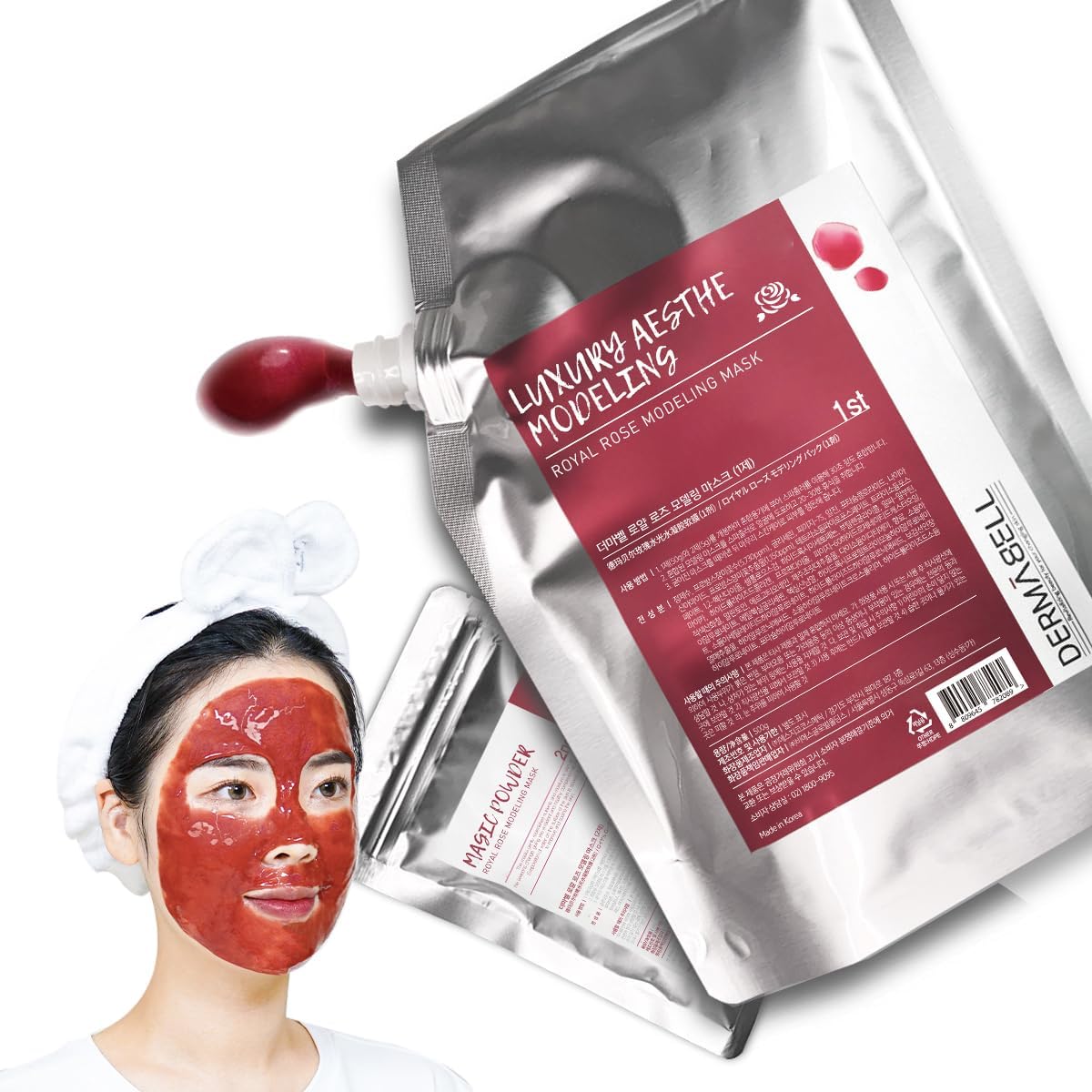 Dermabell Rose Jelly Mask 500g | Premium Hydrating Cooling facial mask