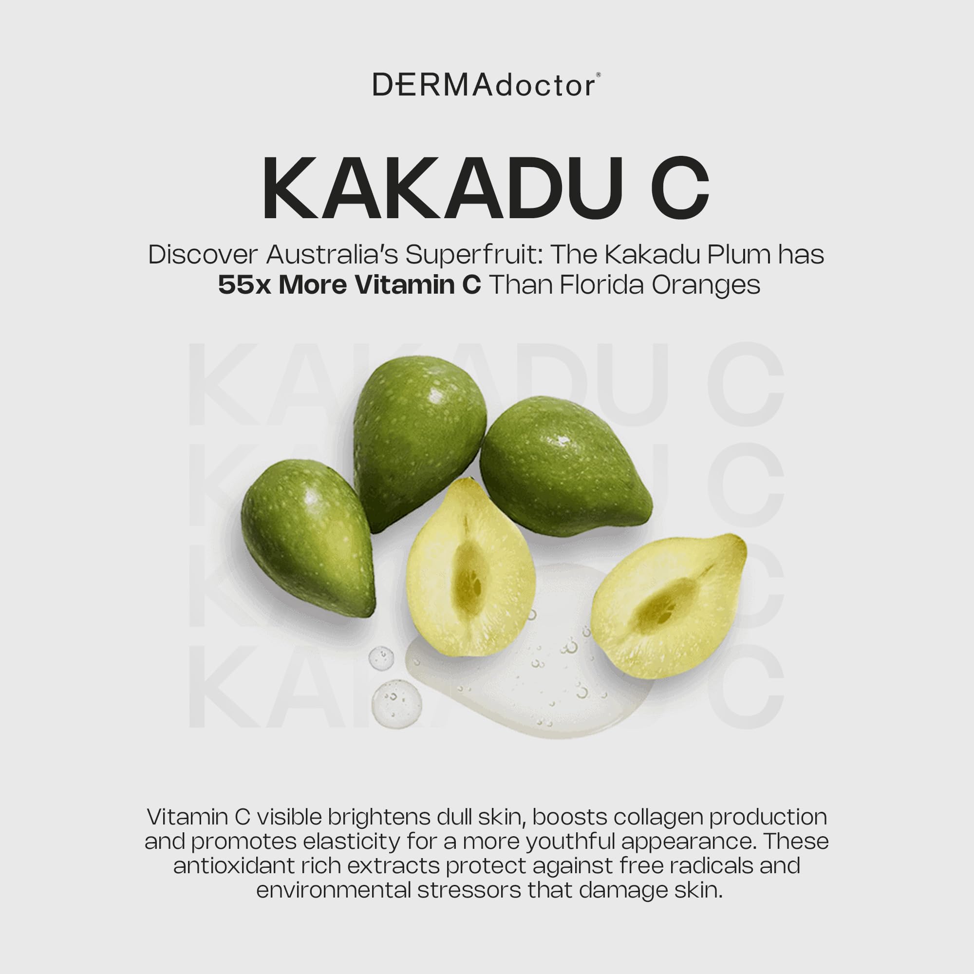 DERMAdoctor Vitamin C Serum 20% with Vitamin E & Ferulic Acid — Brightening, Hydrating Anti-Aging Serum | 1 oz