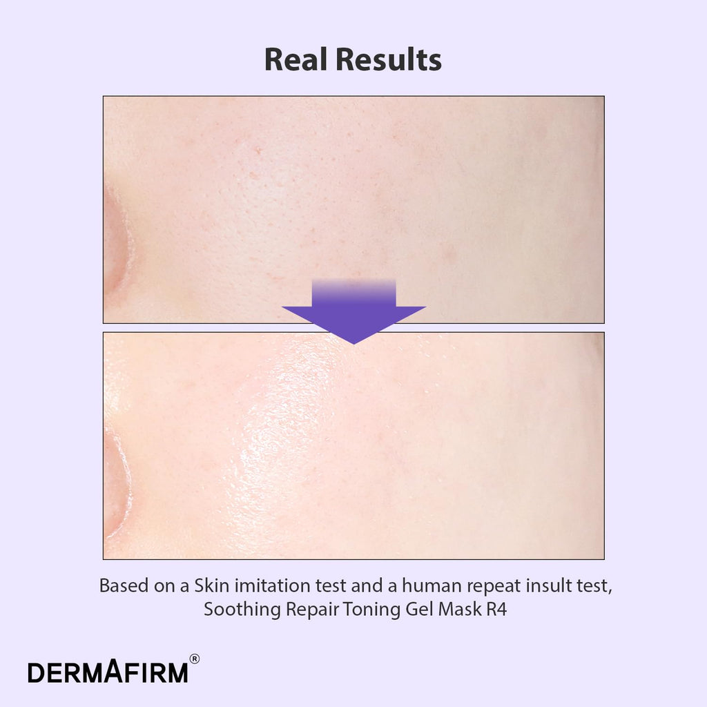 Dermafirm Soothing Repair Toning Gel Mask R4 – Brightening & Anti-Wrinkle Overnight Hydrogel Mask