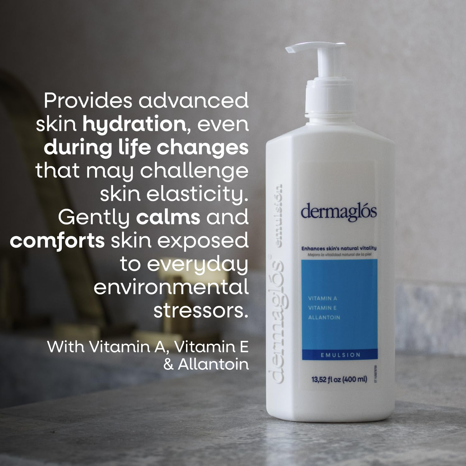 Dermaglós 2-Pack Moisturizing Body Lotion – Deep Hydration with Vitamin A, E & Allantoin | Tattoos, Scars & Stretch Marks Care