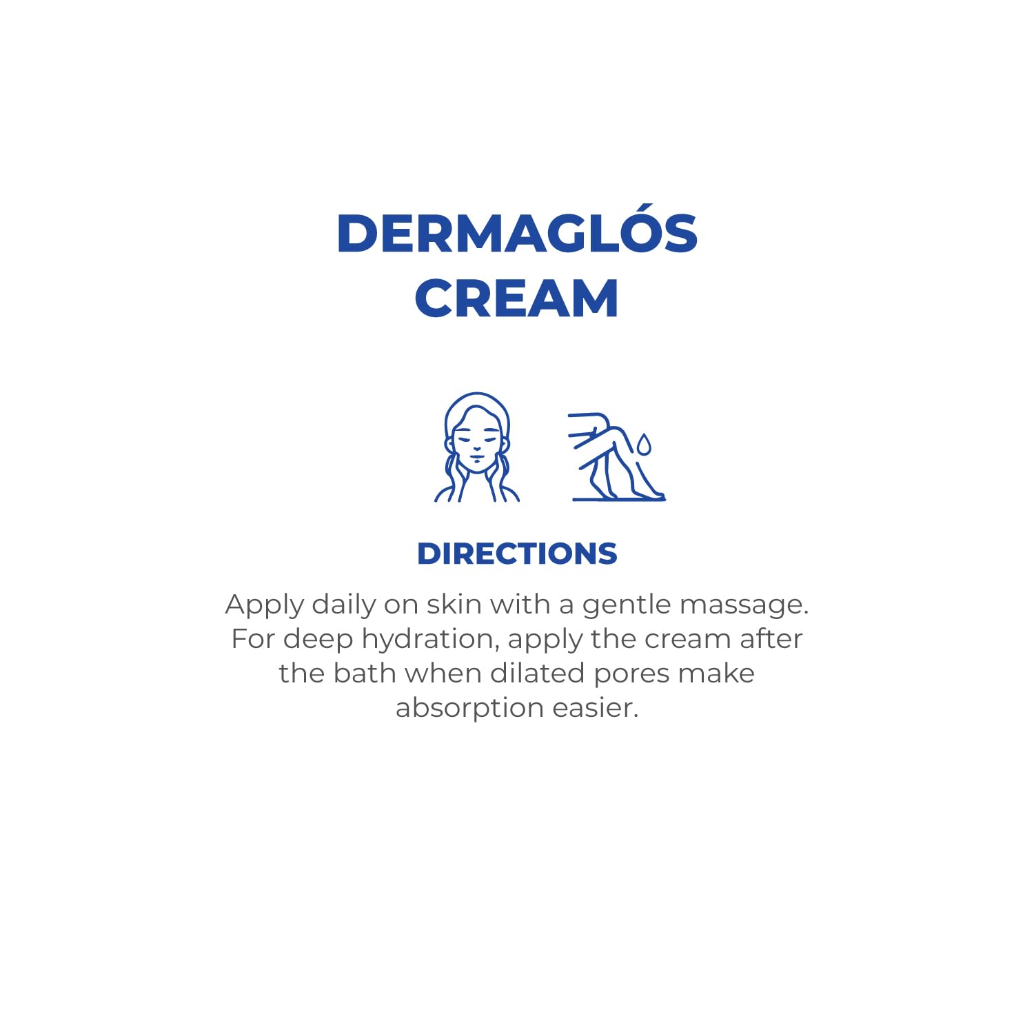 Dermaglós Moisturizing Cream with Vitamin A, E & Allantoin | Hydration for Wrinkles, Scars, Stretch Marks, Tattoo Aftercare | 1.76 oz