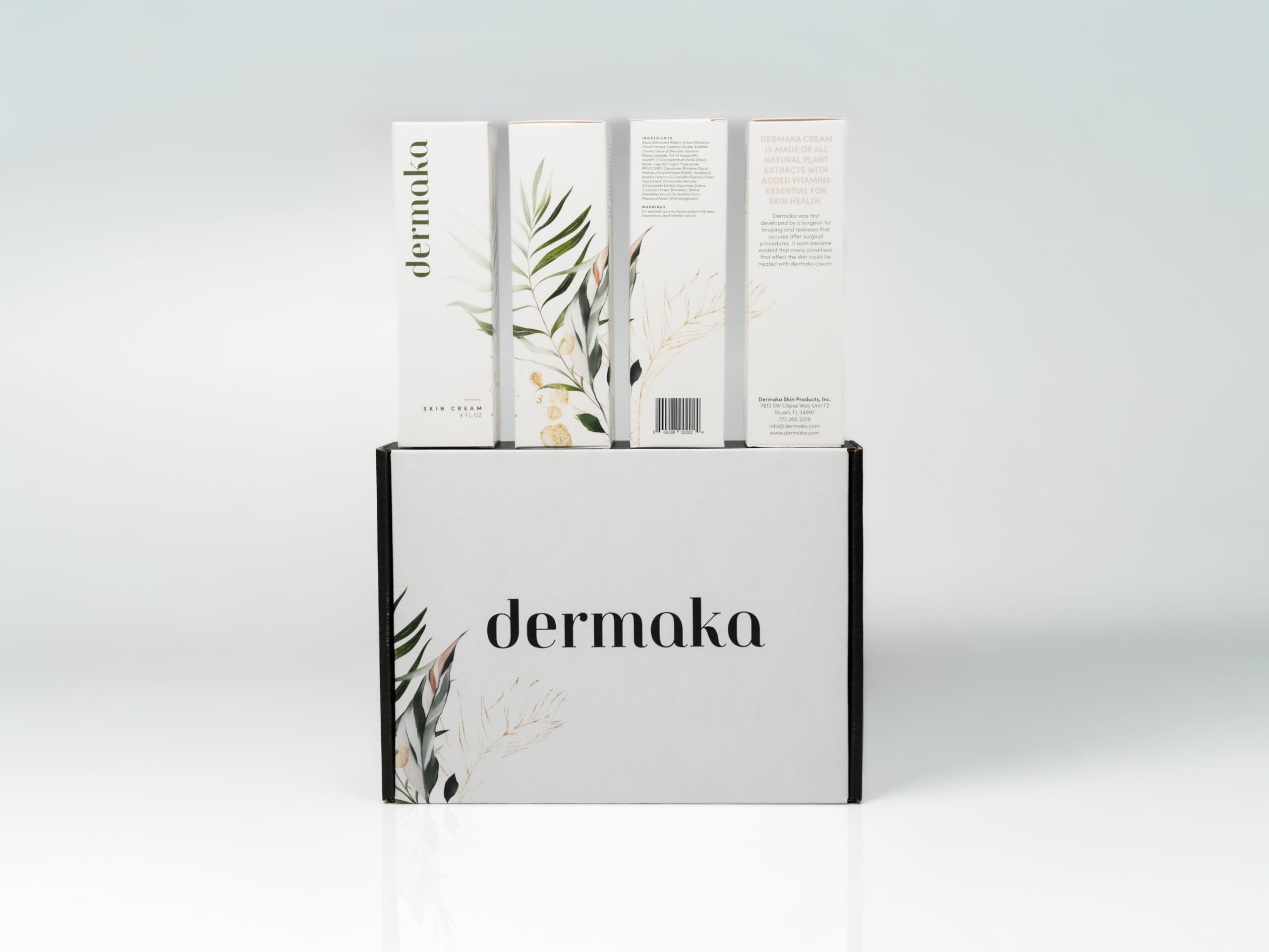 Dermaka Bruise Healing Cream 4 Pack – Arnica Montana Formula for Post-Procedure Care