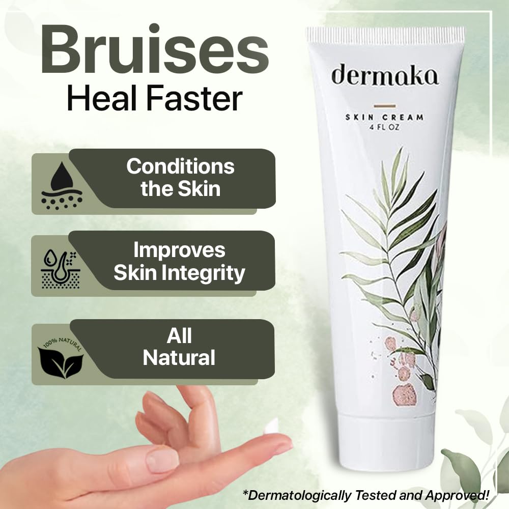 Dermaka Bruise Healing Cream 4 Pack – Arnica Montana Formula for Post-Procedure Care