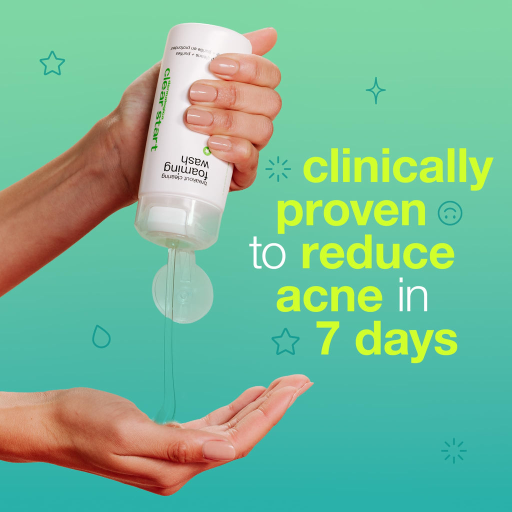 Dermalogica Clear Start Breakout Clearing Foaming Wash | Acne Face Wash with Salicylic Acid & Tea Tree Oil – 10 fl oz
