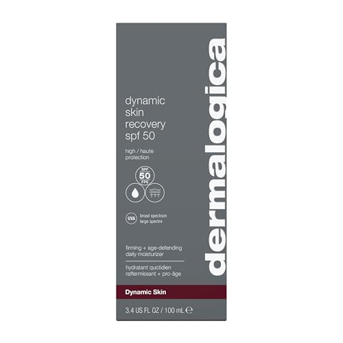 Dermalogica Dynamic Skin Recovery SPF50 – Anti-Aging Sunscreen Moisturizer, Broad Spectrum SPF50, 3.4 oz