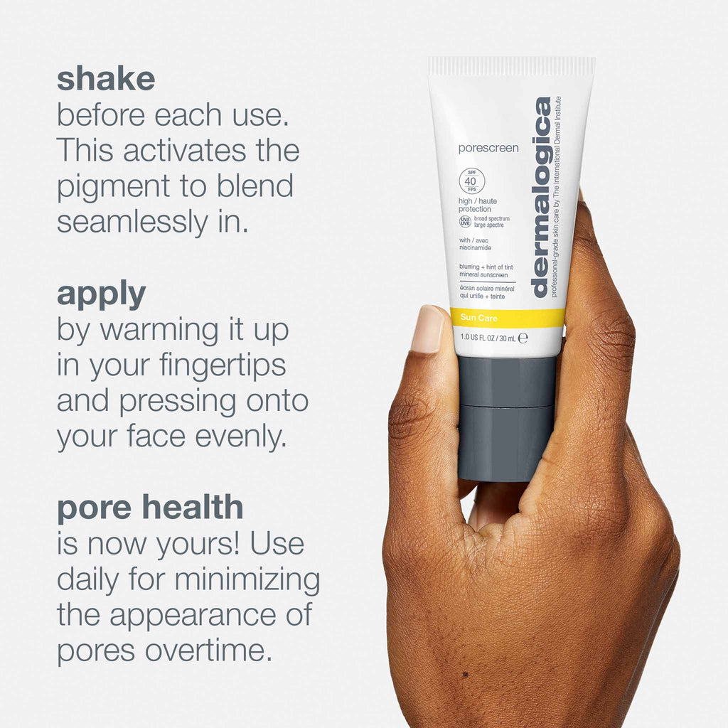 Dermalogica Porescreen SPF 40 Mineral Sunscreen – Pore-Perfecting Primer & Sunblock