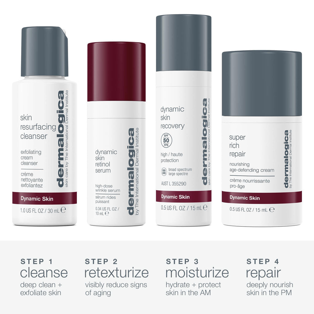 Dermalogica Skin Aging Solutions Kit — Anti-Aging Skincare Set (Travel Size)