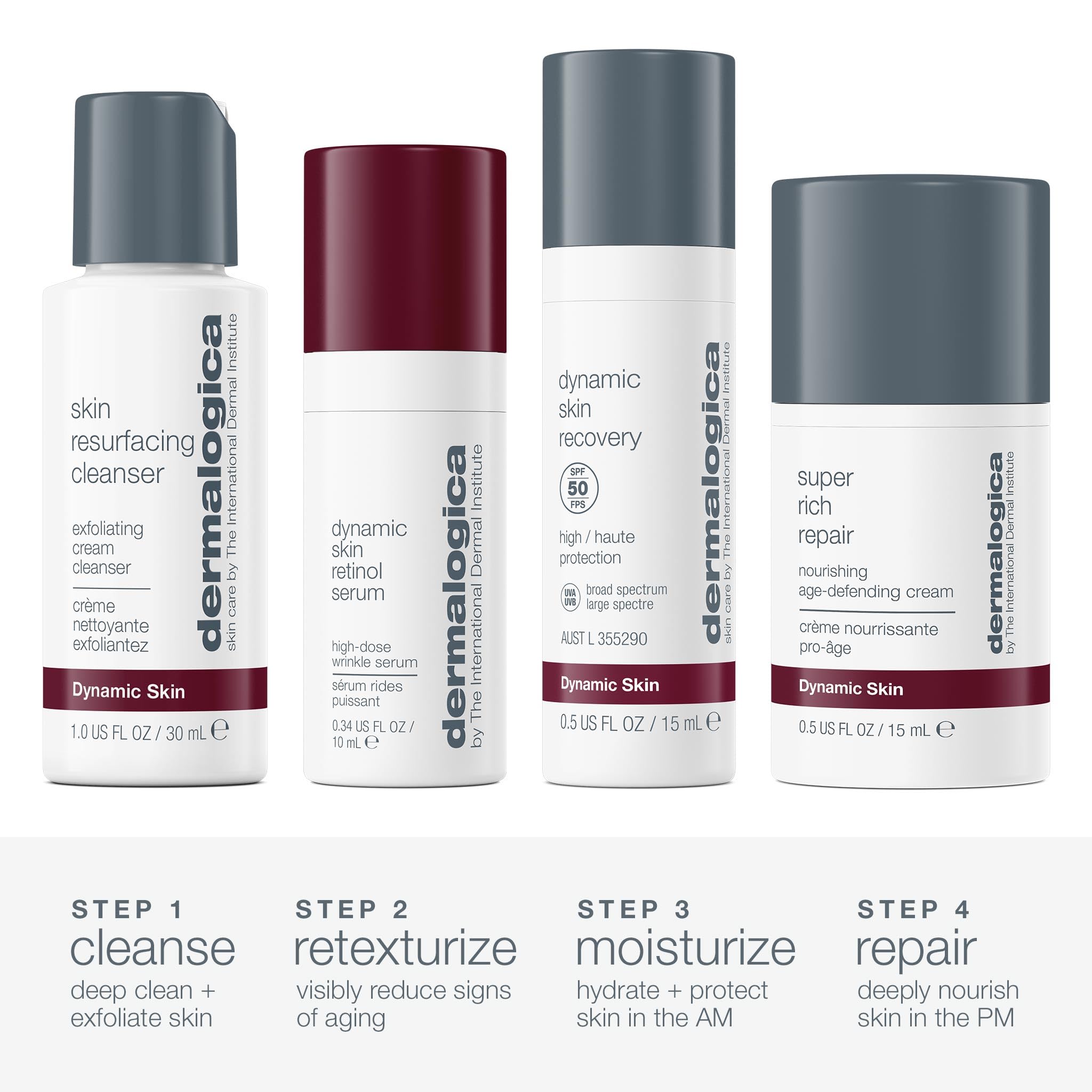 Dermalogica Skin Aging Solutions Kit — Anti-Aging Skincare Set (Travel Size)