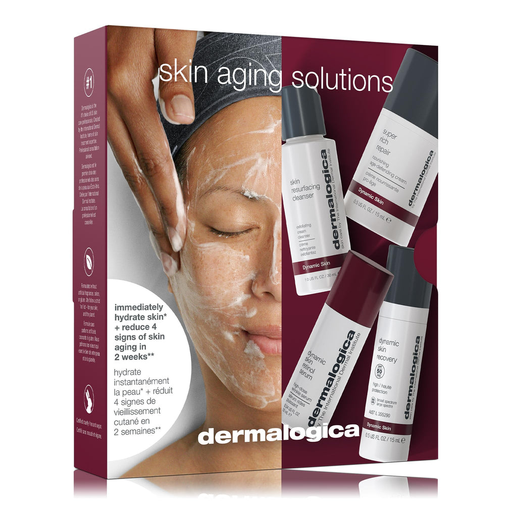 Dermalogica Skin Aging Solutions Kit — Anti-Aging Skincare Set (Travel Size)