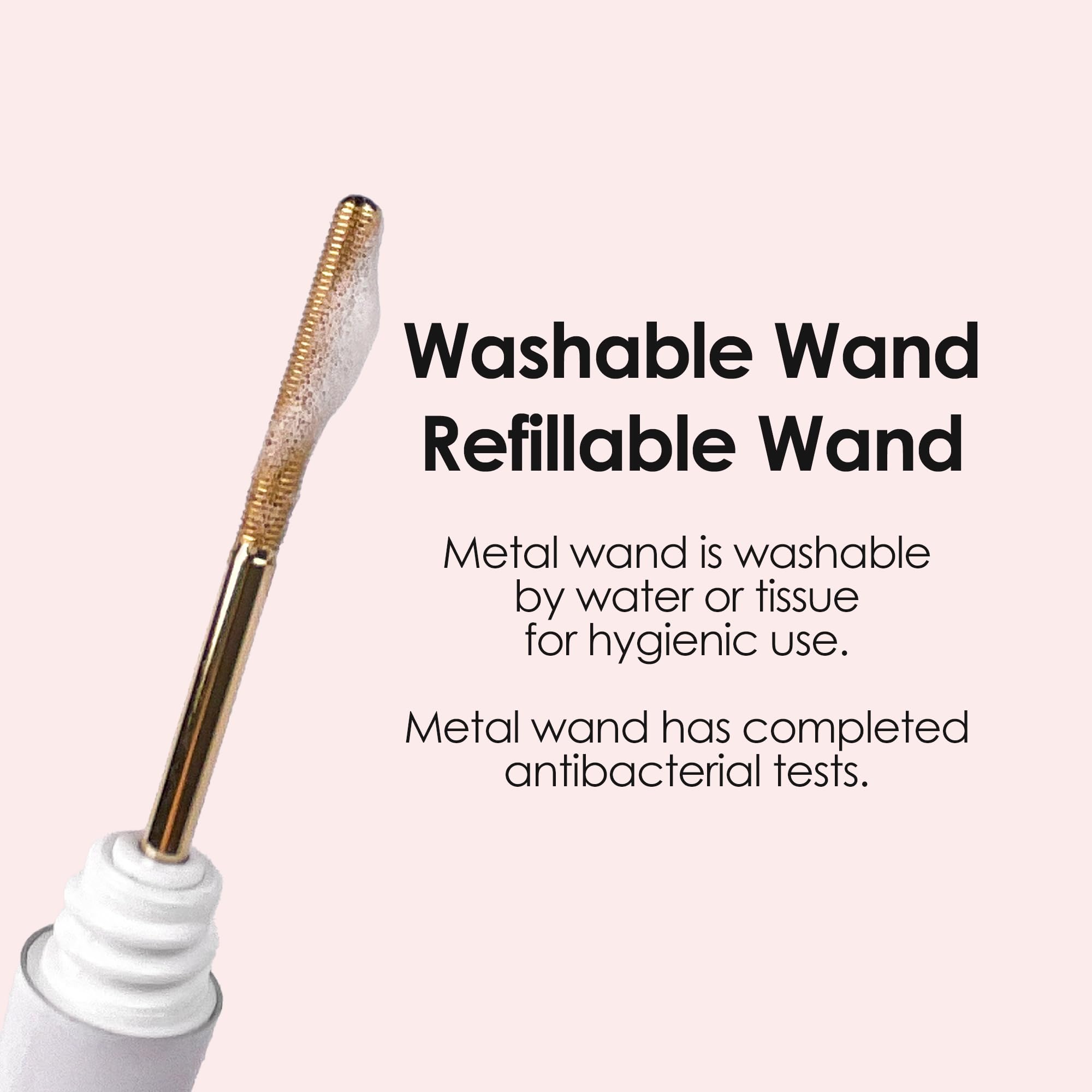 DERMALOGY by NEOGENLAB Extra Volume Curl Metal Mascara – Waterproof No-Brush, Volume & Curl (Black)