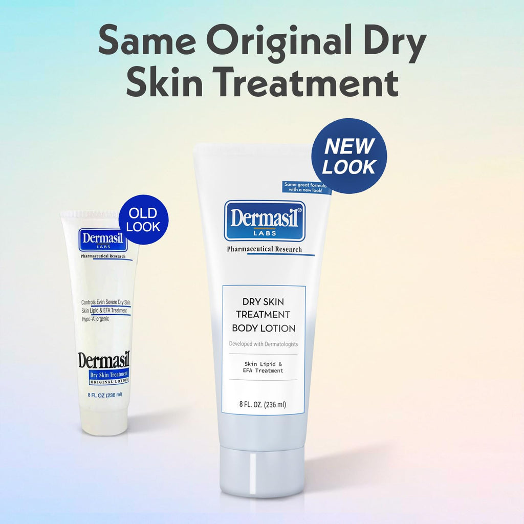 Dermasil Body Lotion 3-Pack – Fragrance-Free, Non-Greasy, Fast-Absorbing for Dry Skin