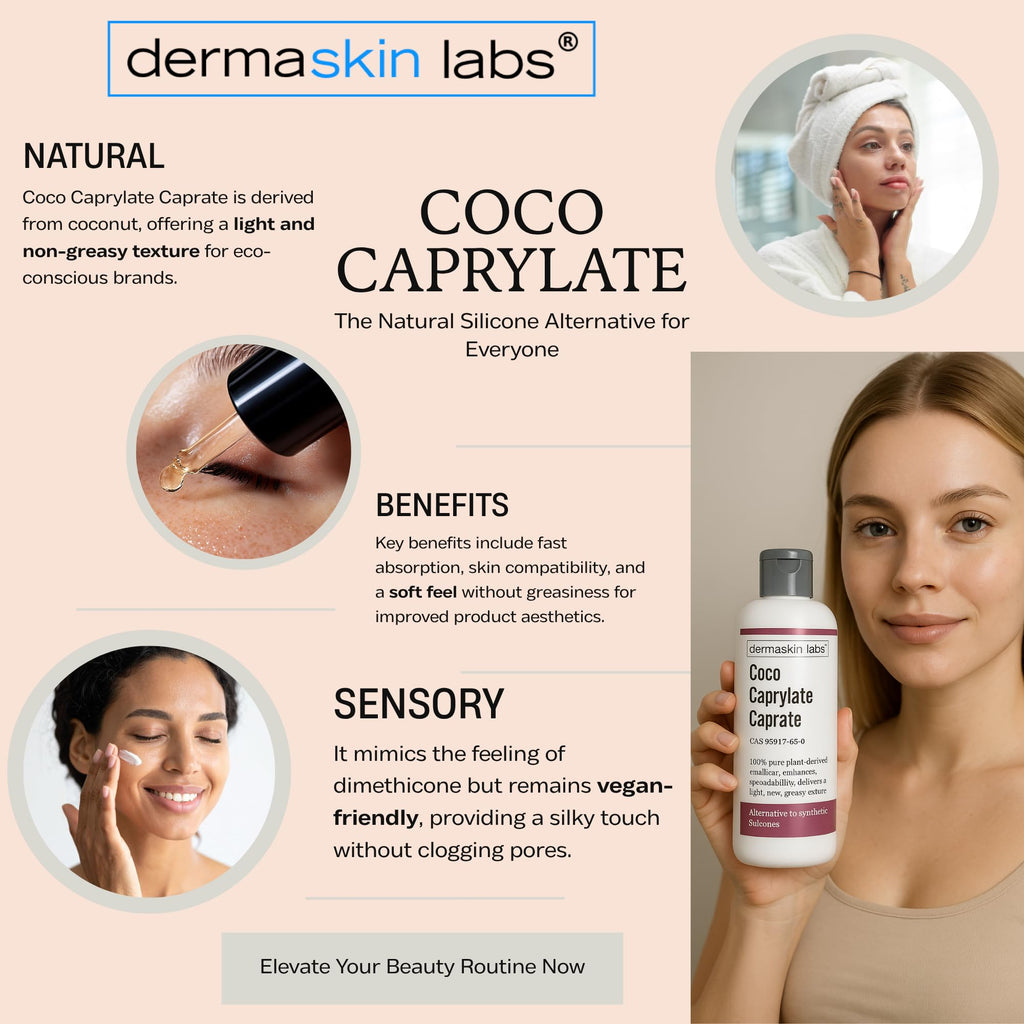Coco Caprylate Caprate – 100% Pure Natural Lightweight Emollient | Dermaskin Labs