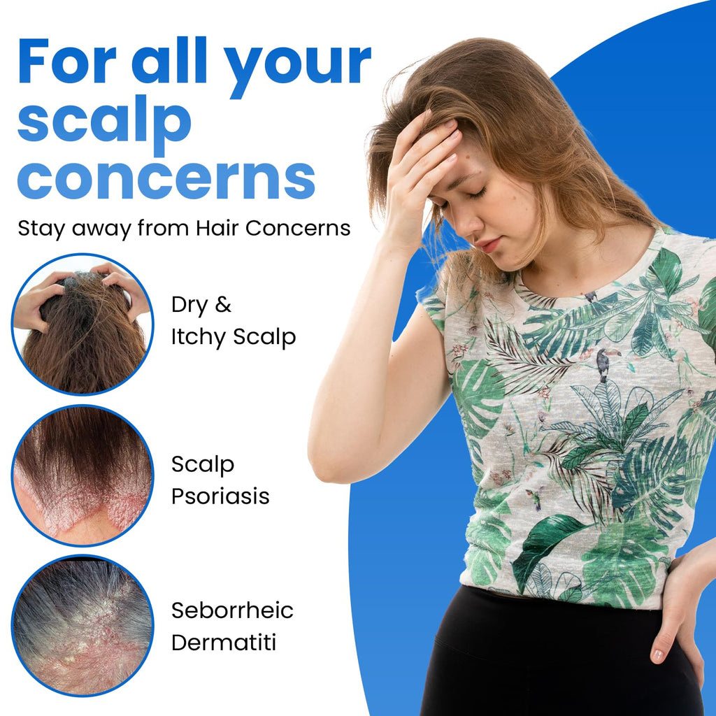 Dermasolve Psoriasis, Dandruff & Seborrheic Dermatitis Shampoo + Conditioner – Fragrance-Free, 8 oz