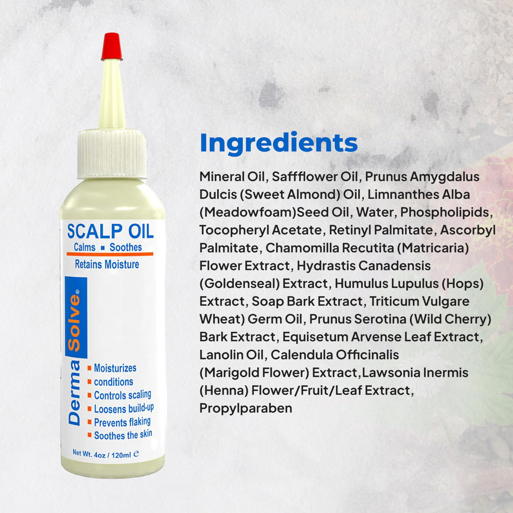 Dermasolve Psoriasis & Dandruff Oil – Dermatologist-Approved Scalp Relief