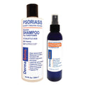 Dermasolve Psoriasis Shampoo + Leave-In Spray Conditioner (Combo Pack) | Gentle Detangler for Sensitive Scalp