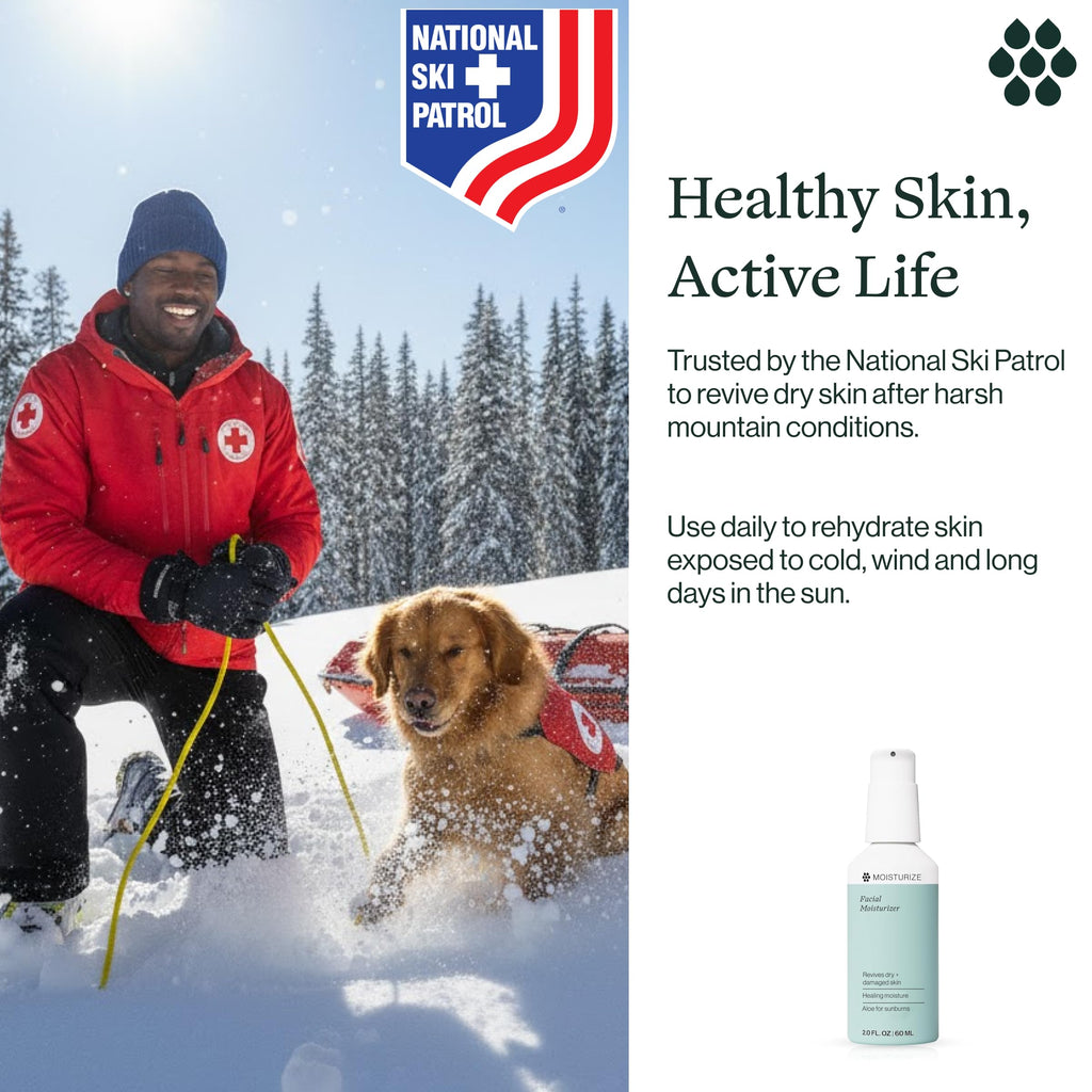 Dermasport Face Moisturizer for Athletes | Hydrating Lotion with Hyaluronic Acid + Vitamins A & C