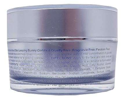 Dermatologist's Choice Daily Anti-Aging Facial Enhancement Cream With Non-Neutralized Glycolic Acid, Vitamin C, and Superoxide Dismutase