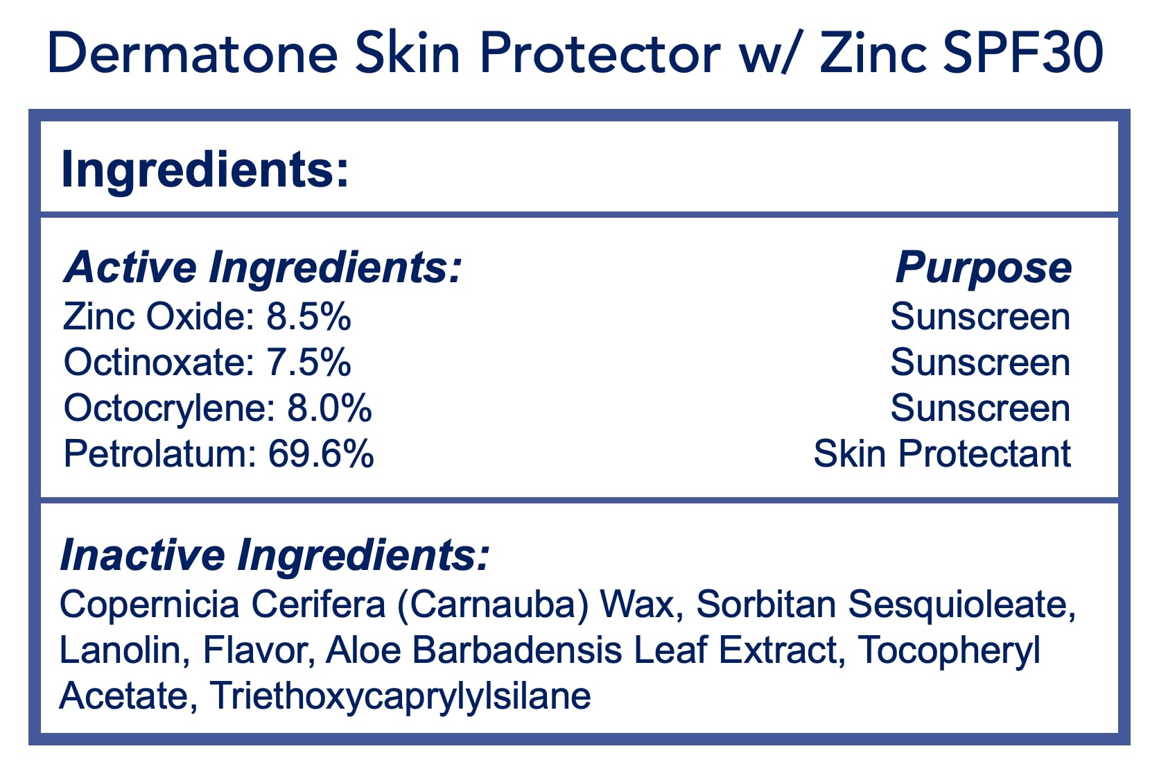 Dermatone Skin Protection Balm with Zinc SPF 30 – Moisturizing Barrier Cream (2-Pack, 0.5 oz Tins)