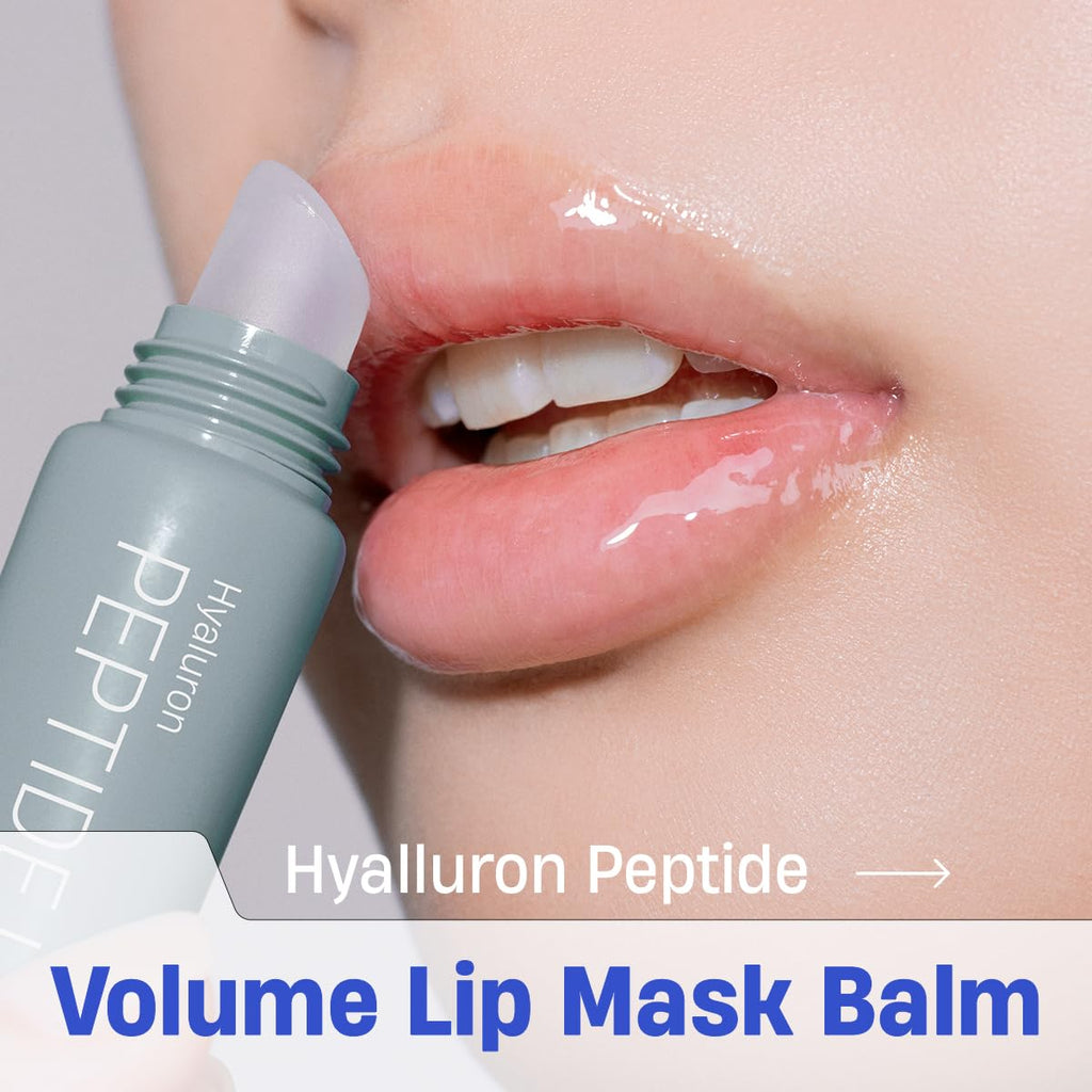 DERMATORY Hyalluron Peptide Volume Lip Mask Balm – Hydrating Lip Mask for Day & Night (10ml)