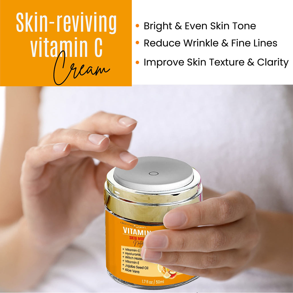 DERMAXGEN Vitamin C Complete Facial Care Kit – Brightening, Hydration & Anti-Aging