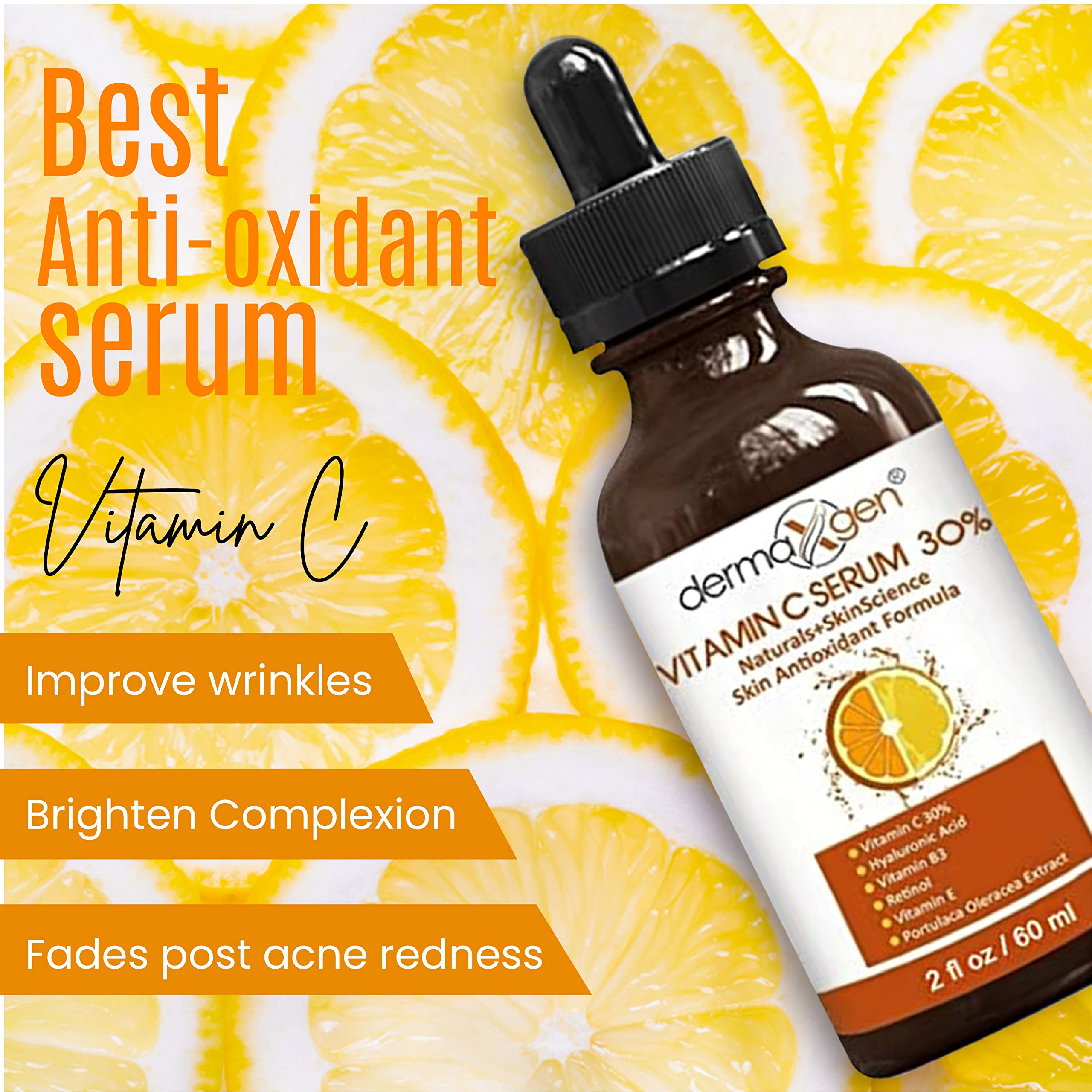 DERMAXGEN Vitamin C Complete Facial Care Kit – Brightening, Hydration & Anti-Aging