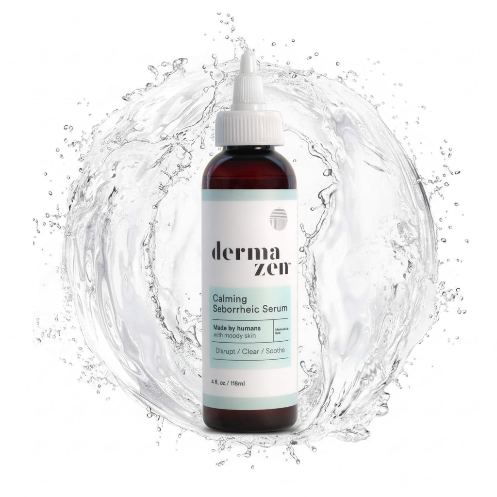 Dermazen Calming Seborrheic Serum – Dermatologist Recommended Topical Serum for Hair, Face & Body (4oz)