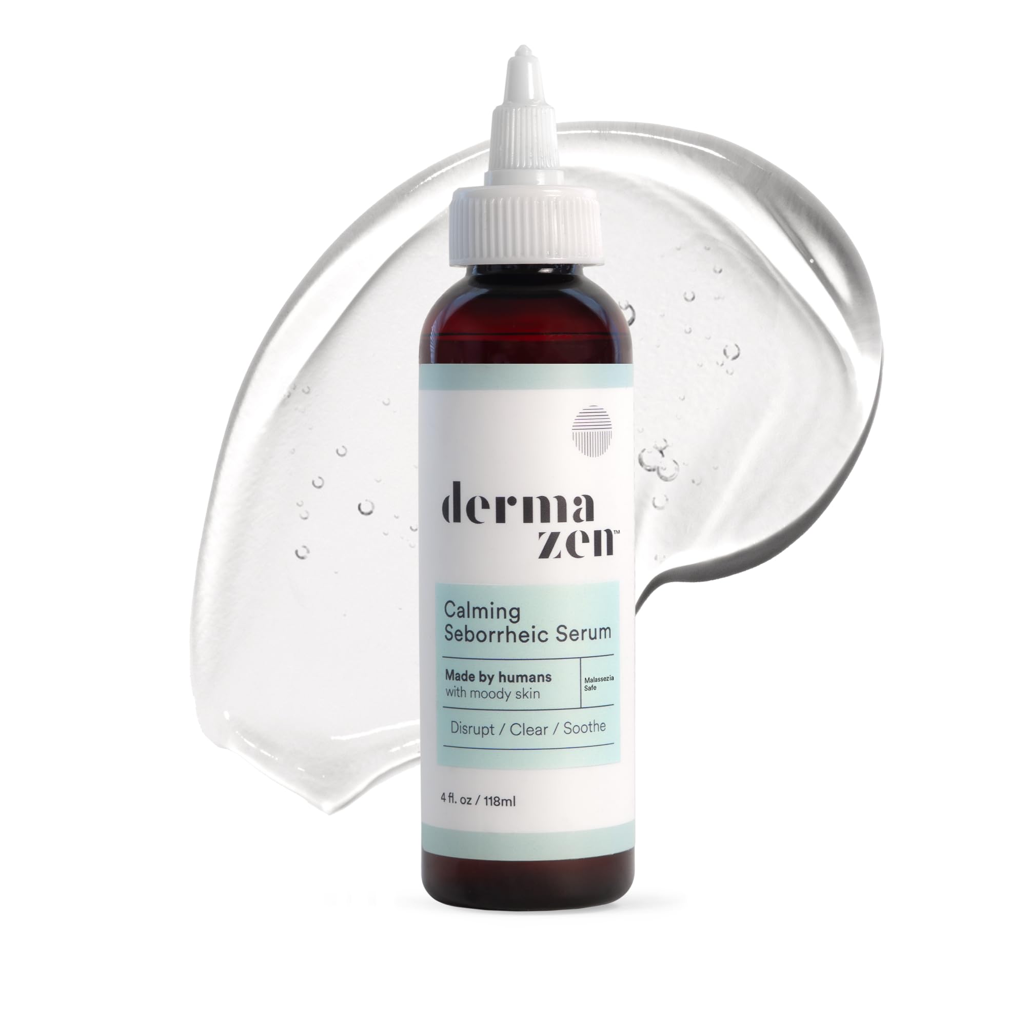 Dermazen Calming Seborrheic Serum – Dermatologist Recommended Topical Serum for Hair, Face & Body (4oz)