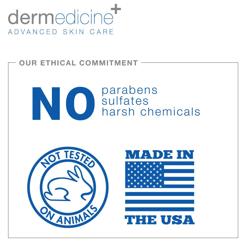 Dermedicine Natural Anti-Aging Facelift Cream – Retinol, Peptides, Hyaluronic Acid