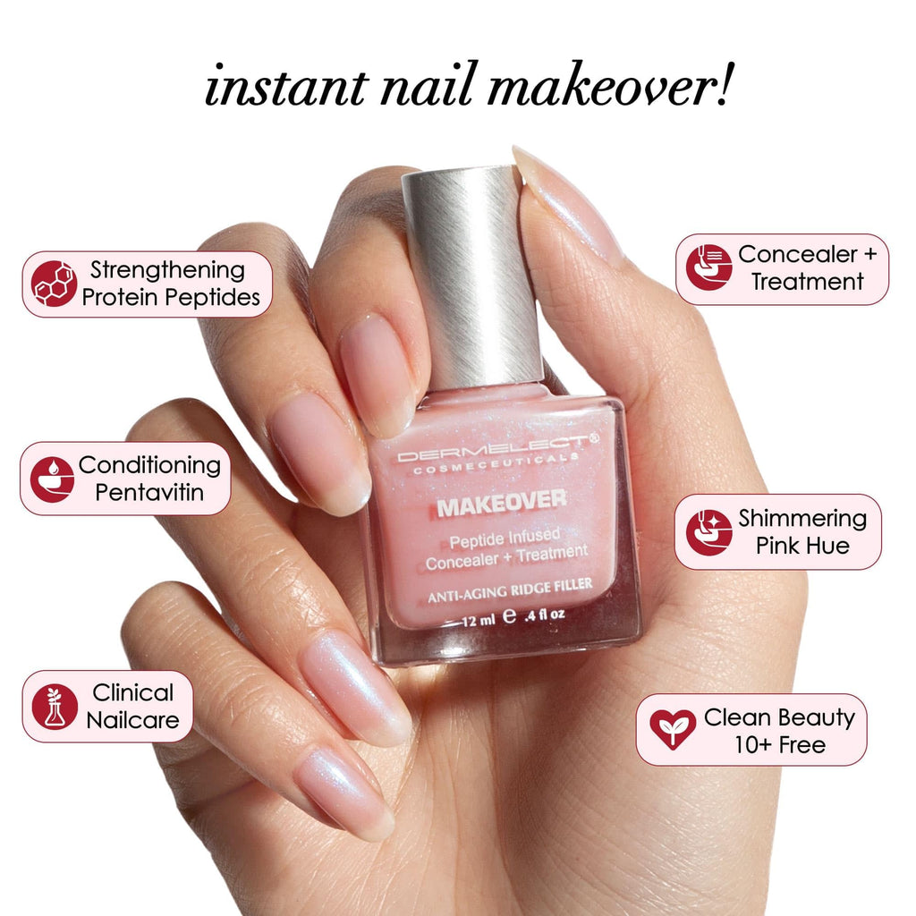 Dermelect Makeover Ridge Filler – Award-Winning Nail Base Coat