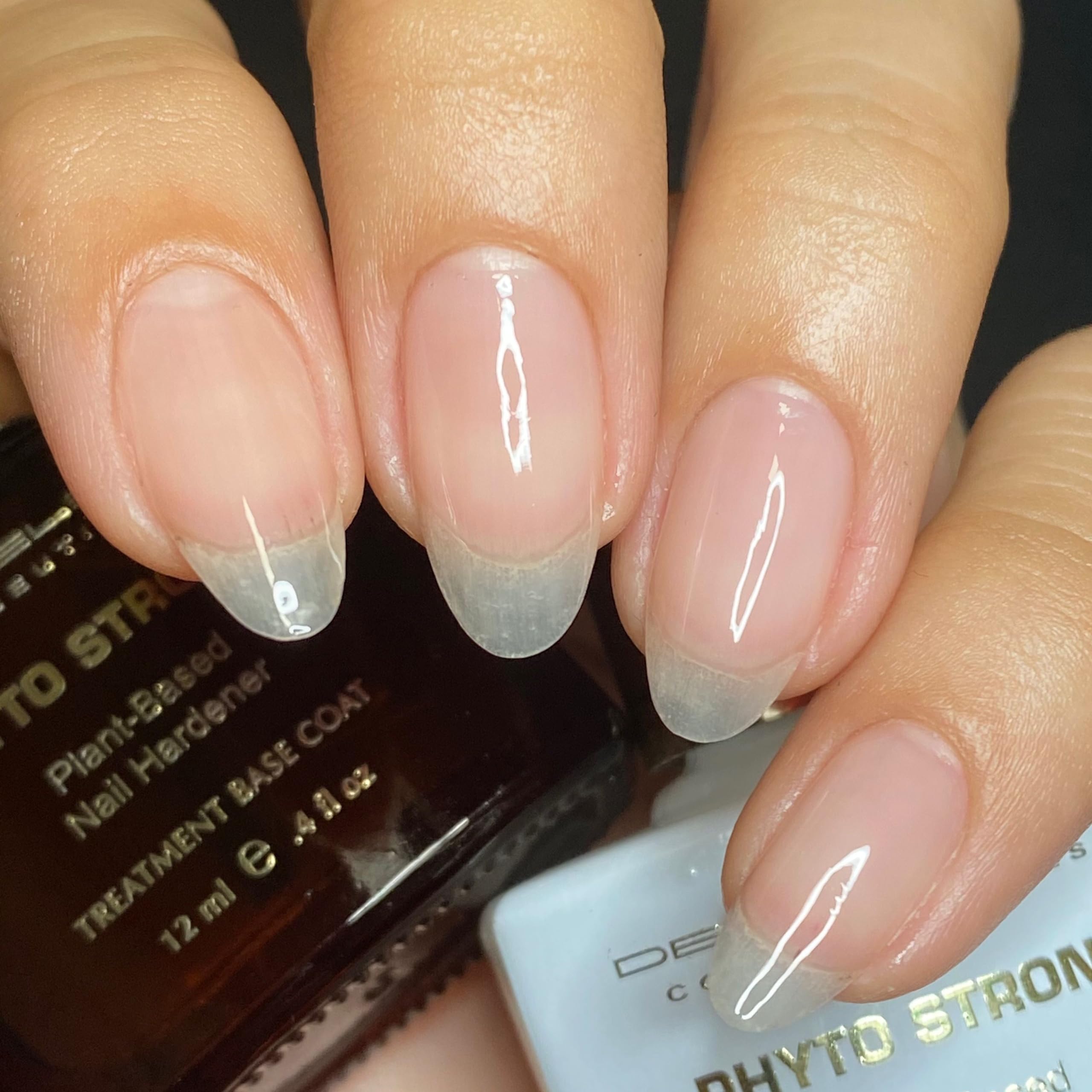 Dermelect Phyto Strong Nail Duo – Plant-Based Base & Top Coat for Stronger Nails | Vegan & Non-Toxic