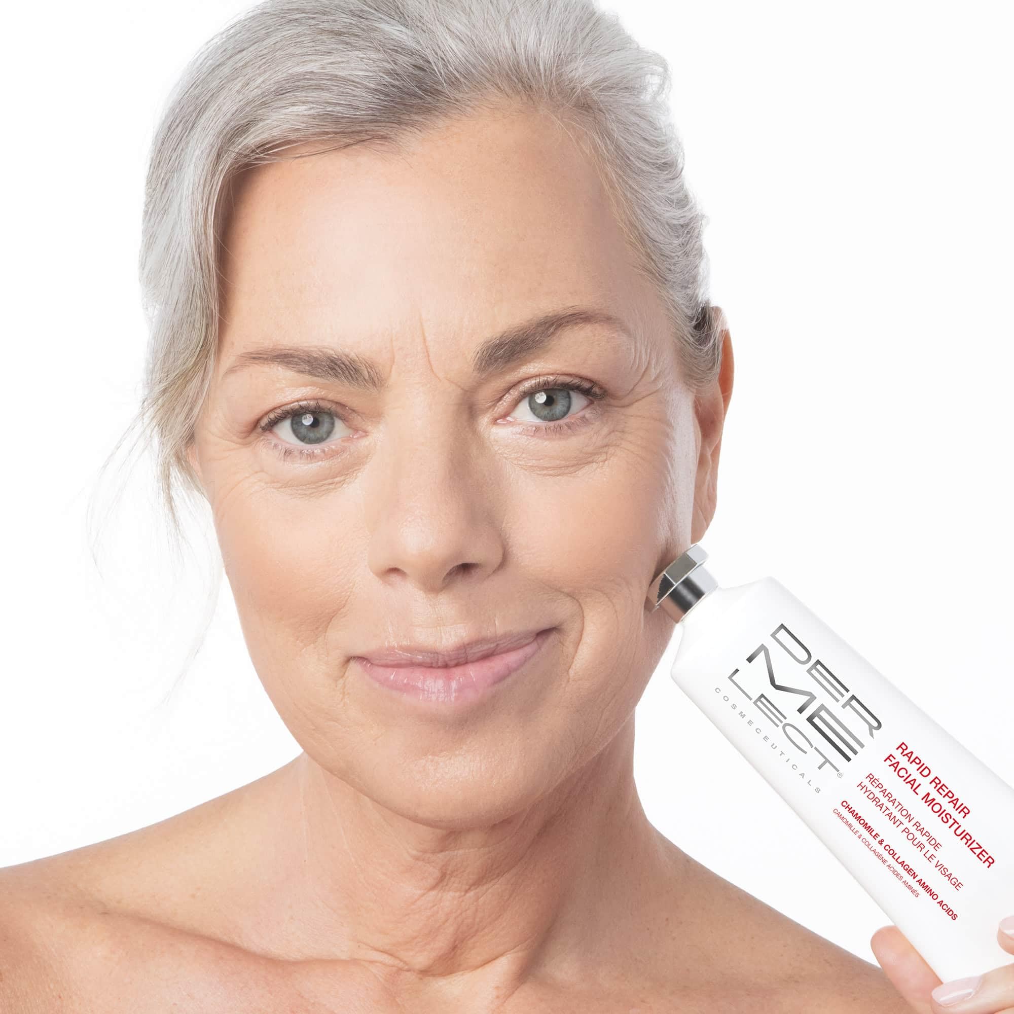 Dermelect Rapid Repair Facial Moisturizer – Chamomile Azulene Collagen Cream (3.3 oz)