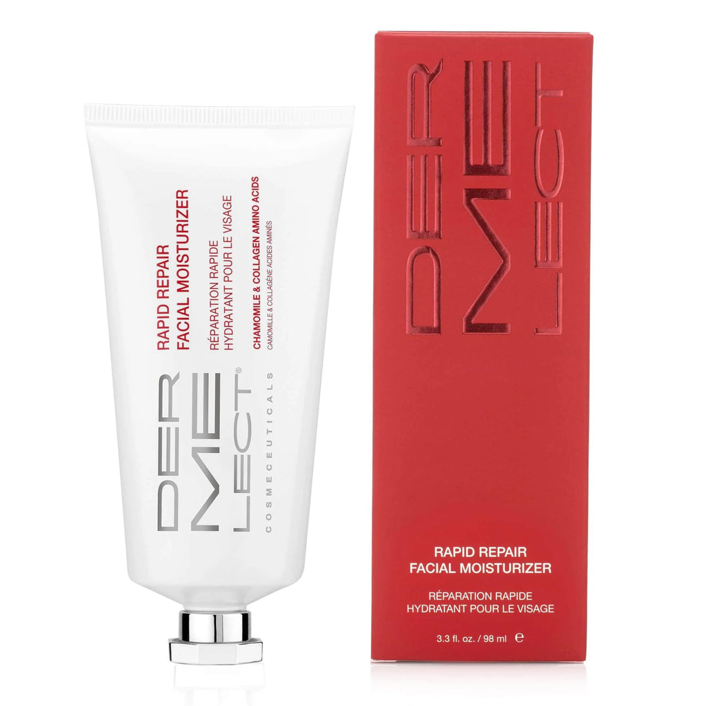Dermelect Rapid Repair Facial Moisturizer – Chamomile Azulene Collagen Cream (3.3 oz)