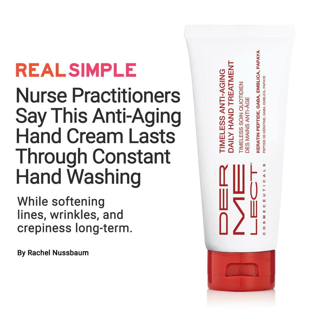 Dermelect Timeless Anti-Aging Daily Hand Treatment – Peptides, Hyaluronic Acid & Hydration