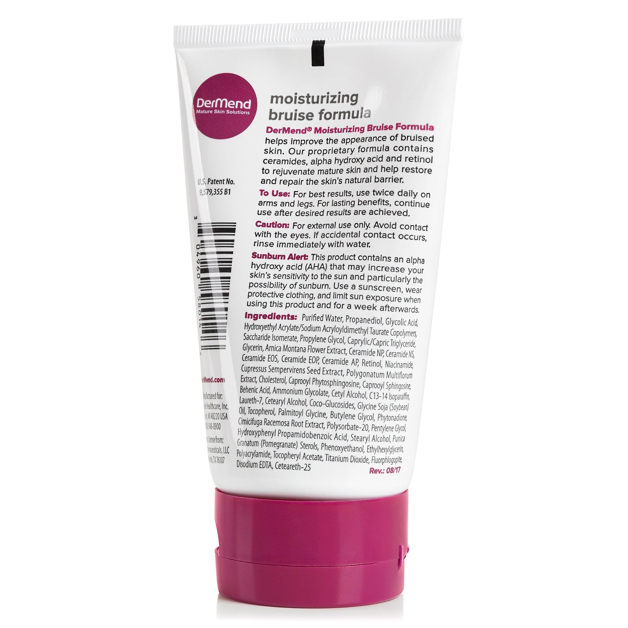 Dermend Arnica Bruise Cream with Vitamin K – Moisturizer for Bruising (4.5 oz)